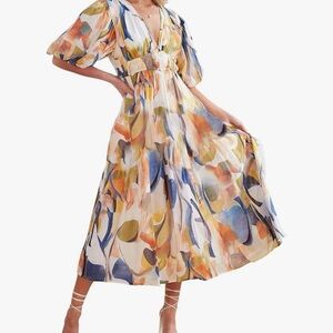 Amazon Multicolor Maxi Dress